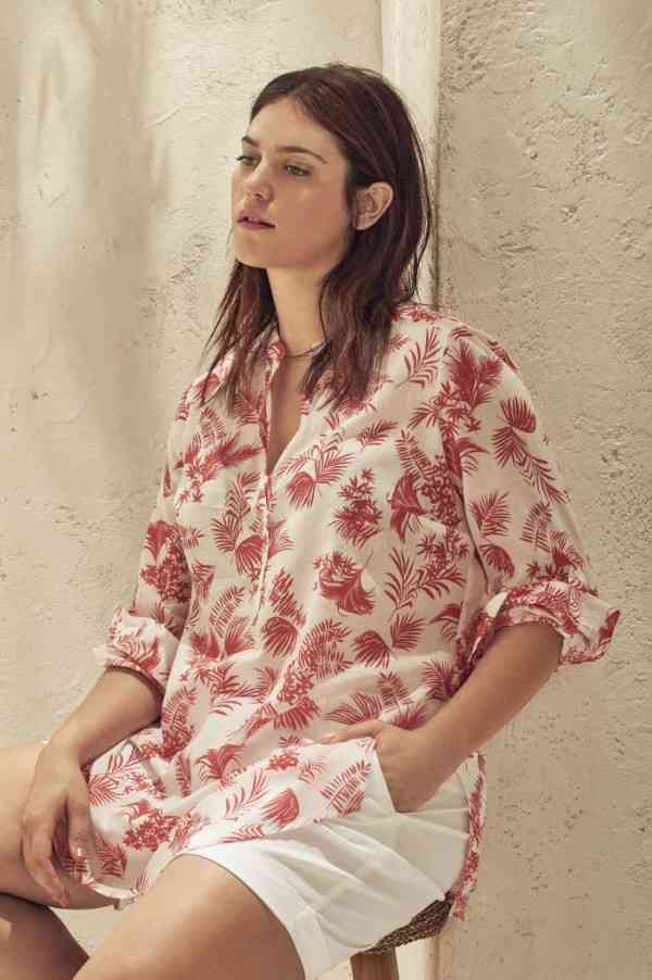 bluza cu palmieri mango