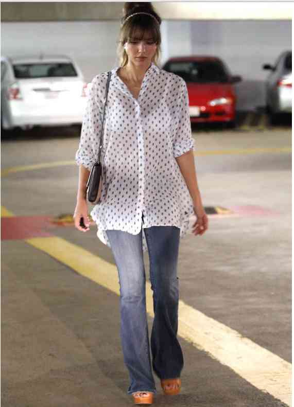 bluza transparenta jessica alba