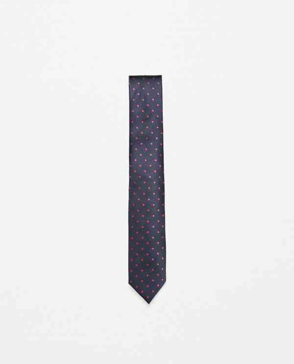 cravata buline rosii zara