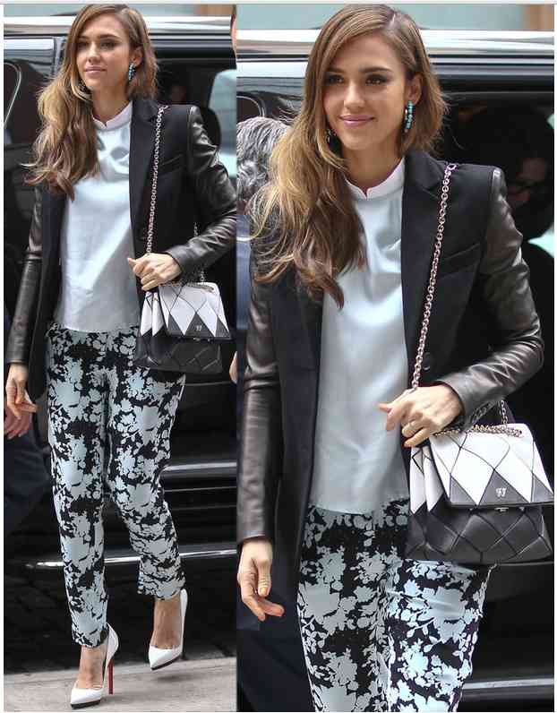 tinuta primavaratica jessica alba