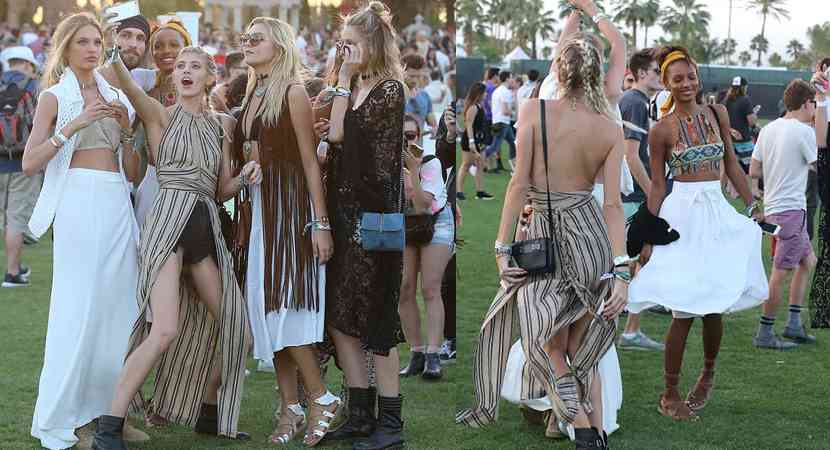 tinute hippie chic coachella