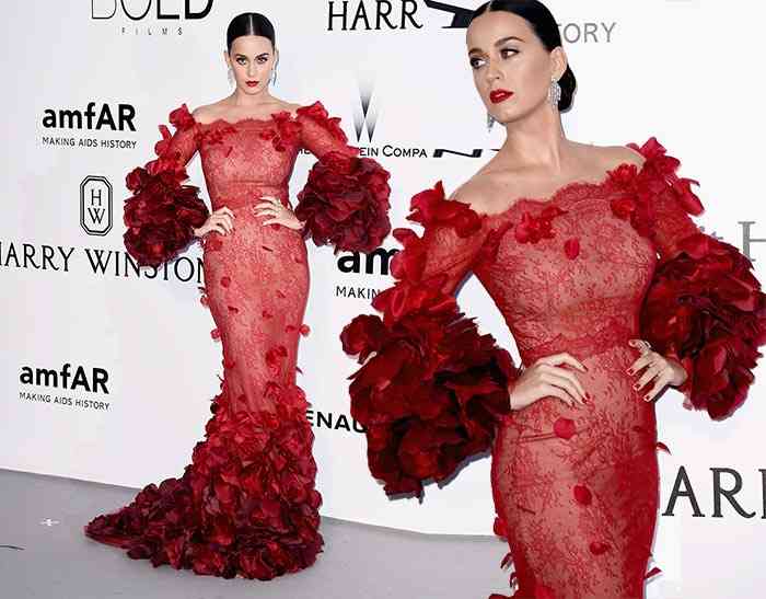 Katy Perry in Marchesa