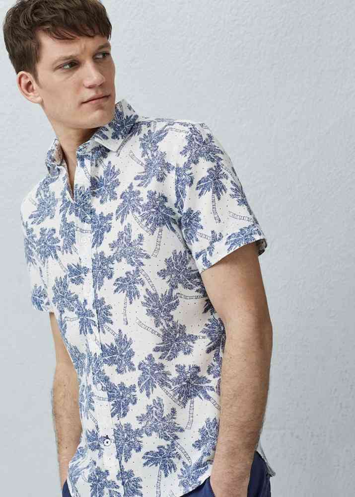 camasa imprimeu tropical