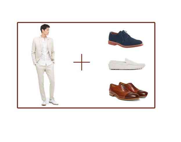 pantofi costum bej