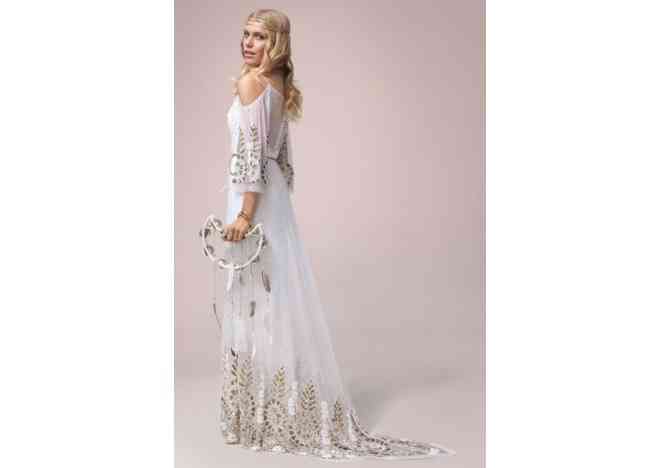 rochie mireasa hippie clasica