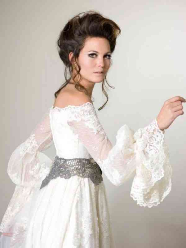 rochie mireasa hippie flamenco