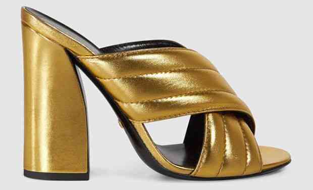 sandale clonate aurii