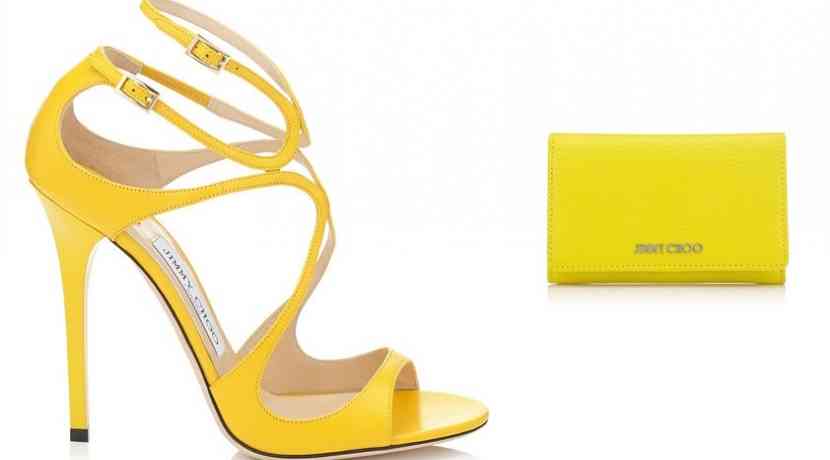 sandale galbene jimmy choo