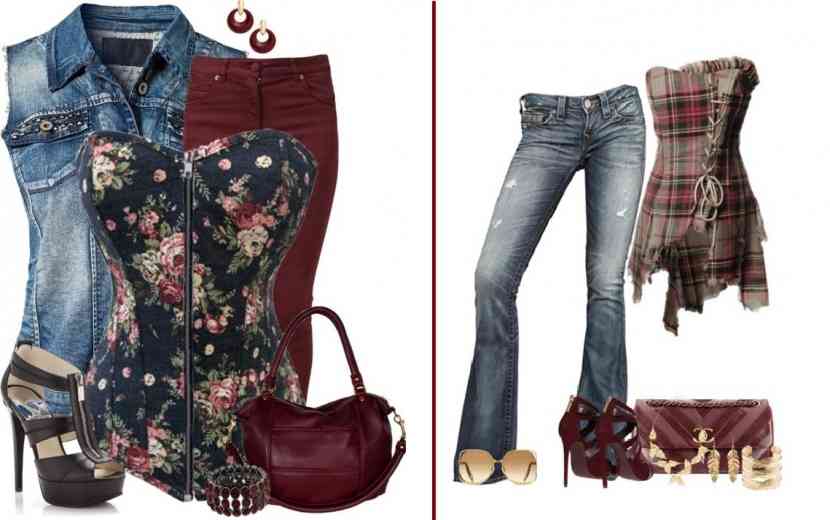 tinute corset imprimat