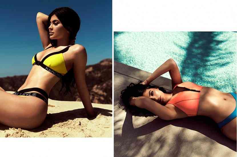 bikini colorati surori jenner