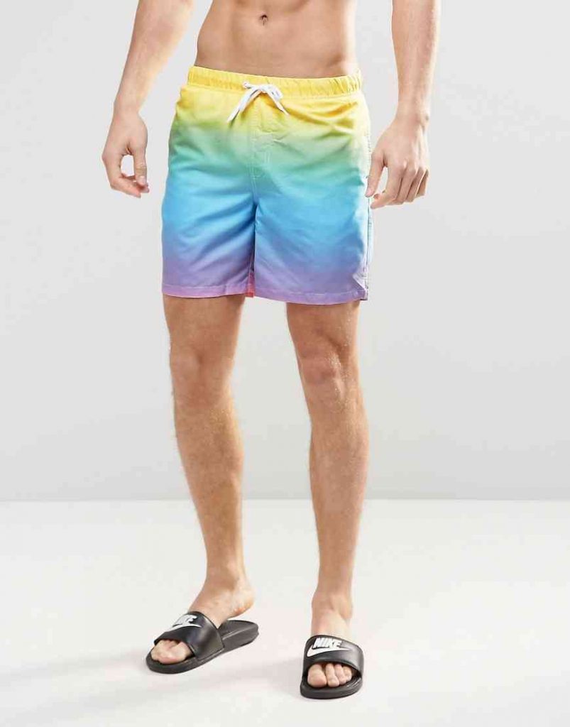 costum baie barbati tie-dye