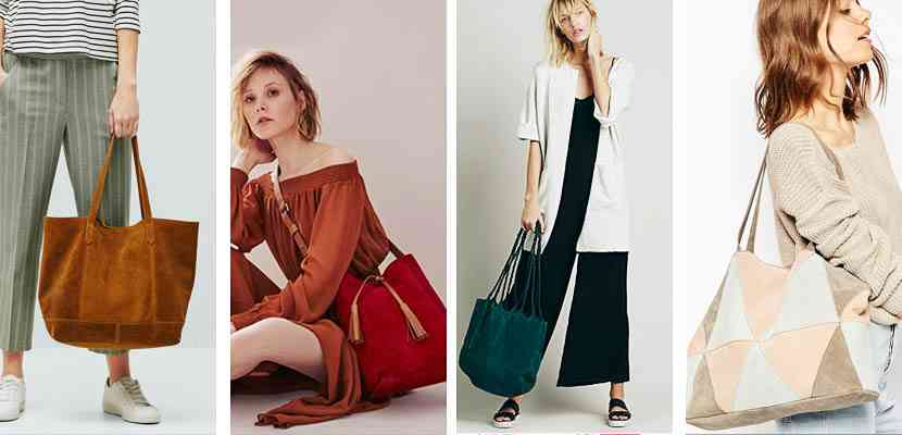 geanta tote piele intoarsa