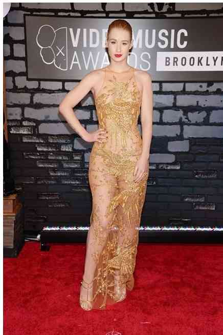 rochie transparenta iggy azalea