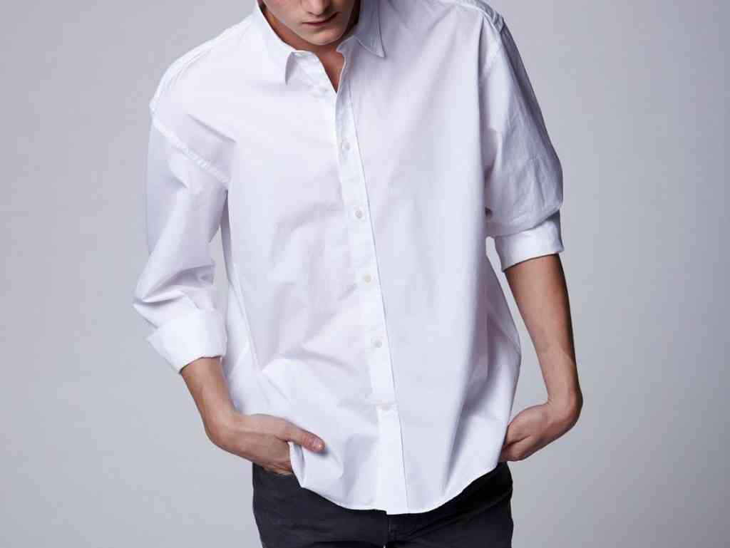 camasa alba barbati