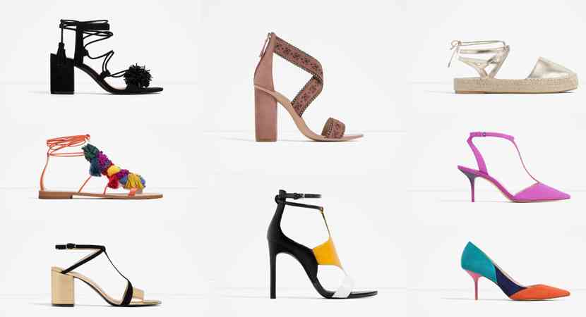 Încălțăminte de vară: Zara și Xti
