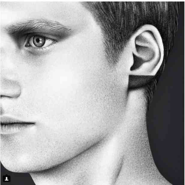 machiaj ureche-barbati