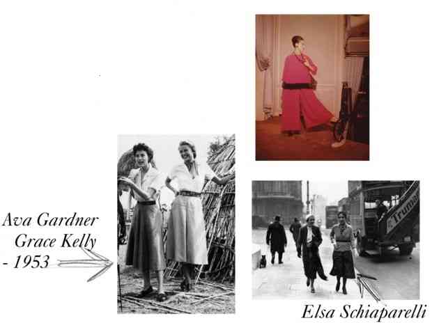 pantaloni culottes in trecut