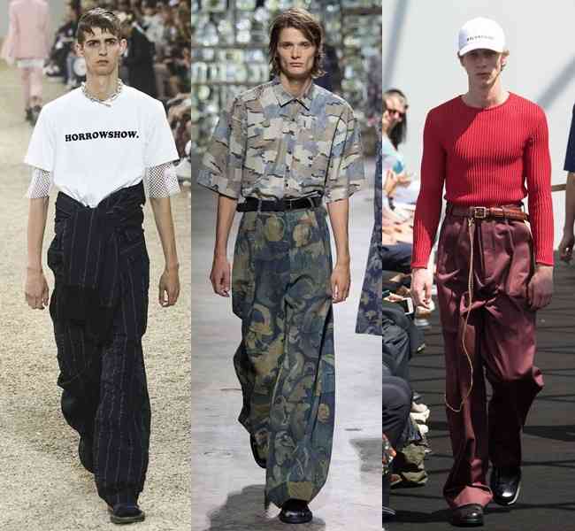 pantaloni largi barbati 2017