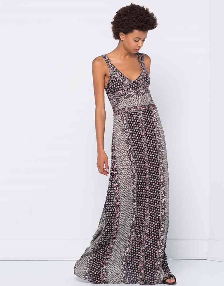rochie lunga flori
