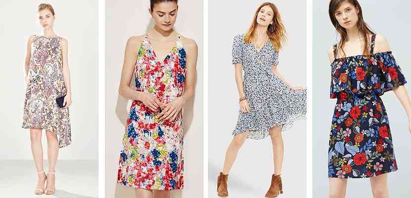 rochie scurta cu flori