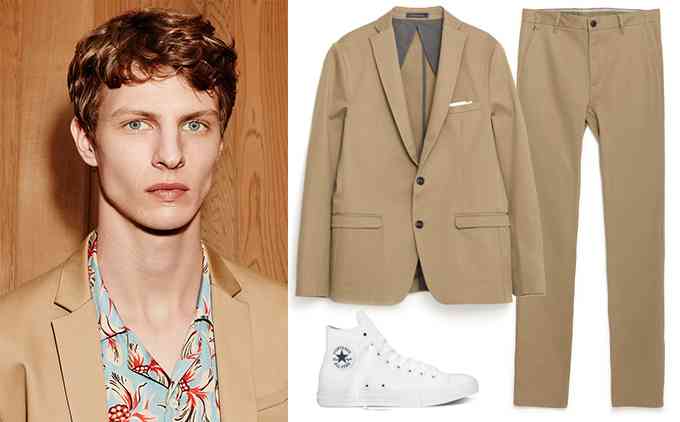 camasa hawaiana +costum vara