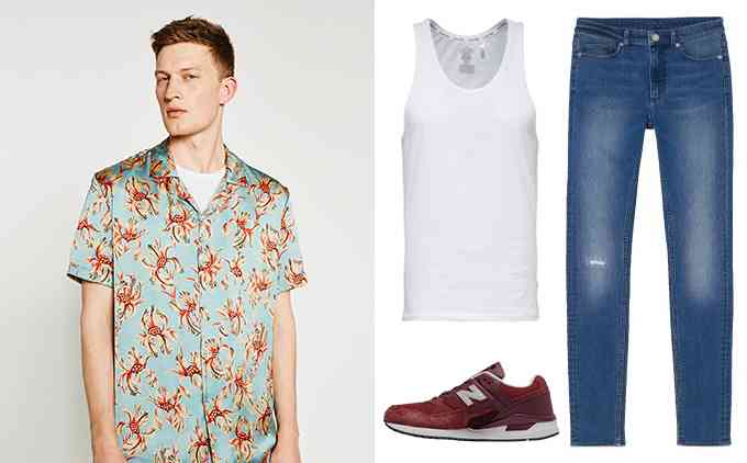 camasa hawaiana incheiata