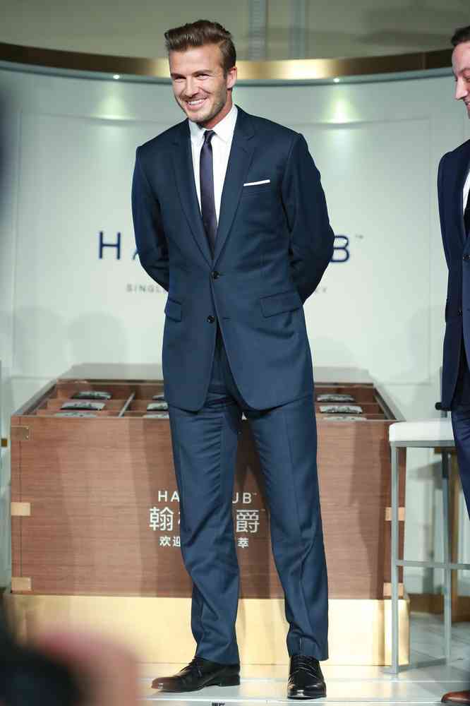 david beckham barbat elegant