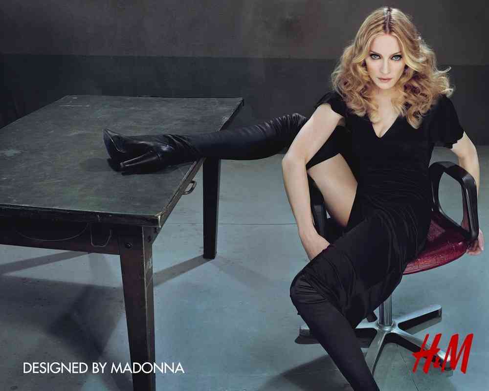 madonna pentru h&m