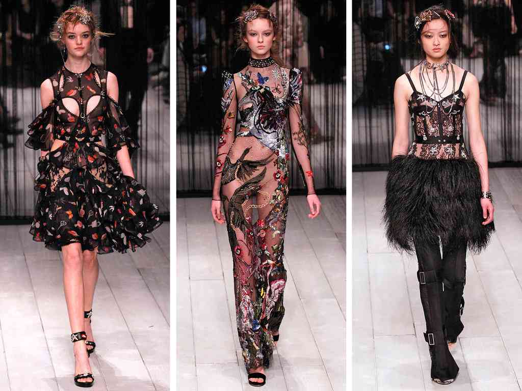Colecția Alexander McQueen iarna 2017