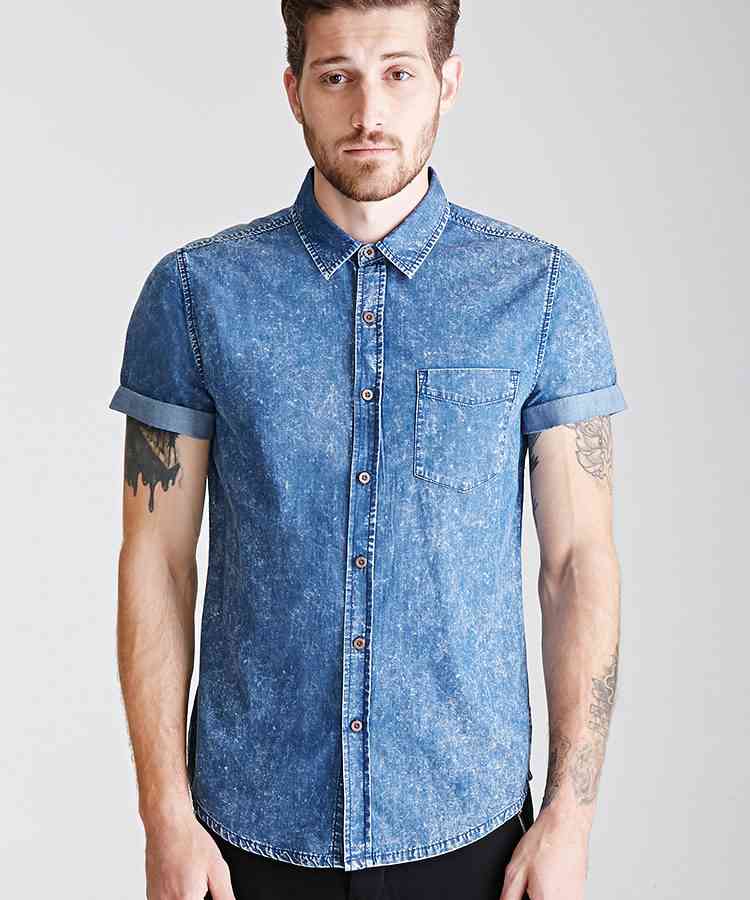 camasa-denim-maneca-scurta