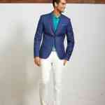 sacou-albastru-pantaloni-albi