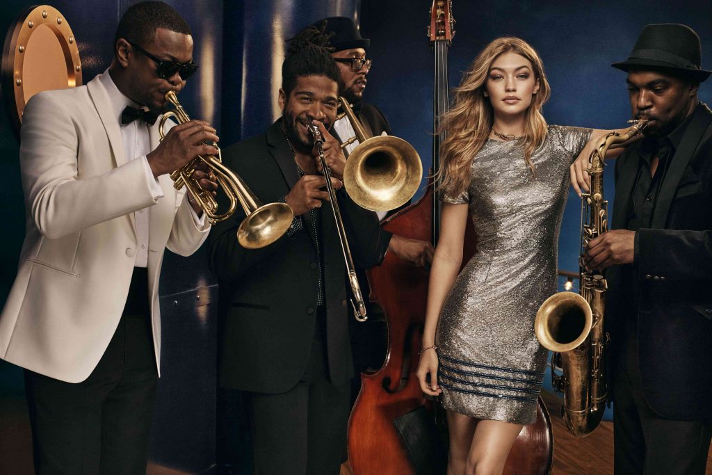 Gigi Hadid stars in Tommy Hilfiger's holiday campaign.