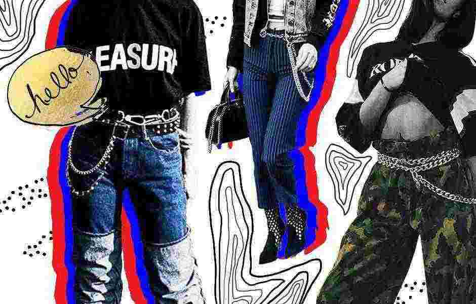 Cureaua lanț, un accesoriu din nou la modă