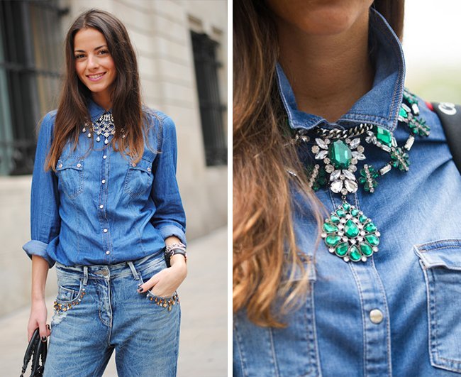 Cum să fii la modă într-o cămașă din denim