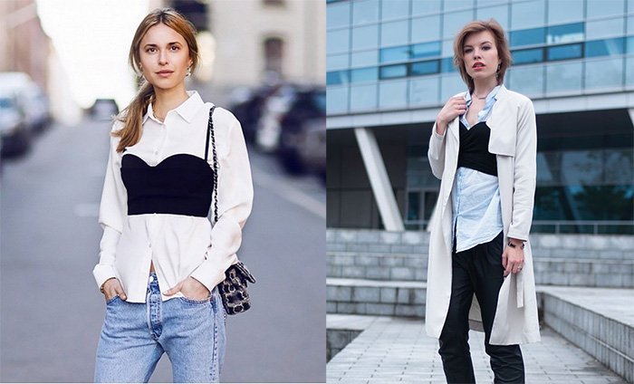 Trend alert: sutienul purtat peste haine