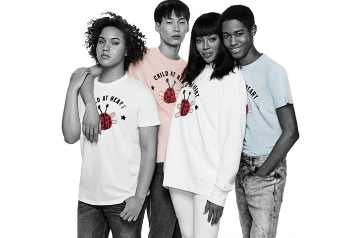 Diesel și Naomi Campbell lansează o colecție caritabilă de tricouri must-have
