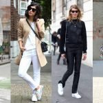 adidasi albi la moda