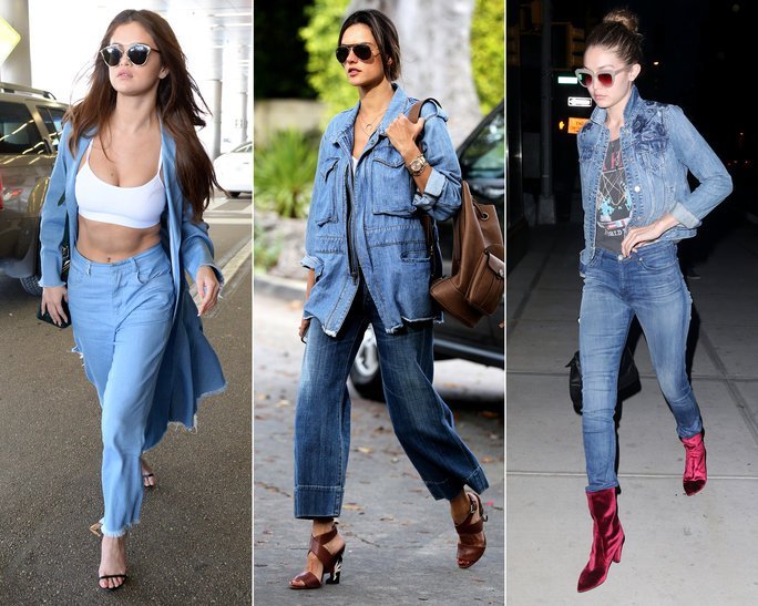 Cum sa porti tendinta denim pe denim ca o vedeta