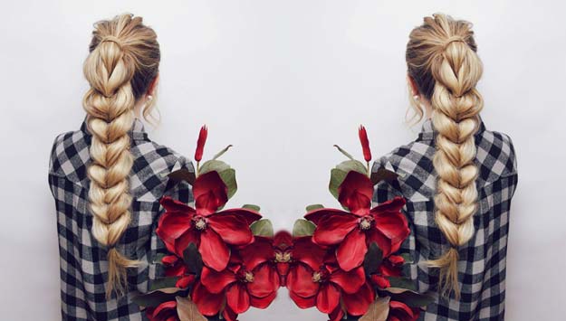 Coafuri fainoase si usoare DIY - Par impletit prin impletitura - Idei rapide si usoare pentru stiluri de intoarcere la scoala pentru par mediu, scurt si lung - Sfaturi distractive si cele mai bune tutoriale pas cu pas pentru adolescenti, bal, nunti, ocazii speciale si munca.  Up dos, Impletituri, Top Noduri si Cocuri, Super Summer Looks #coafuri #par #adolescenti #easyhairstyles #diy #beauty